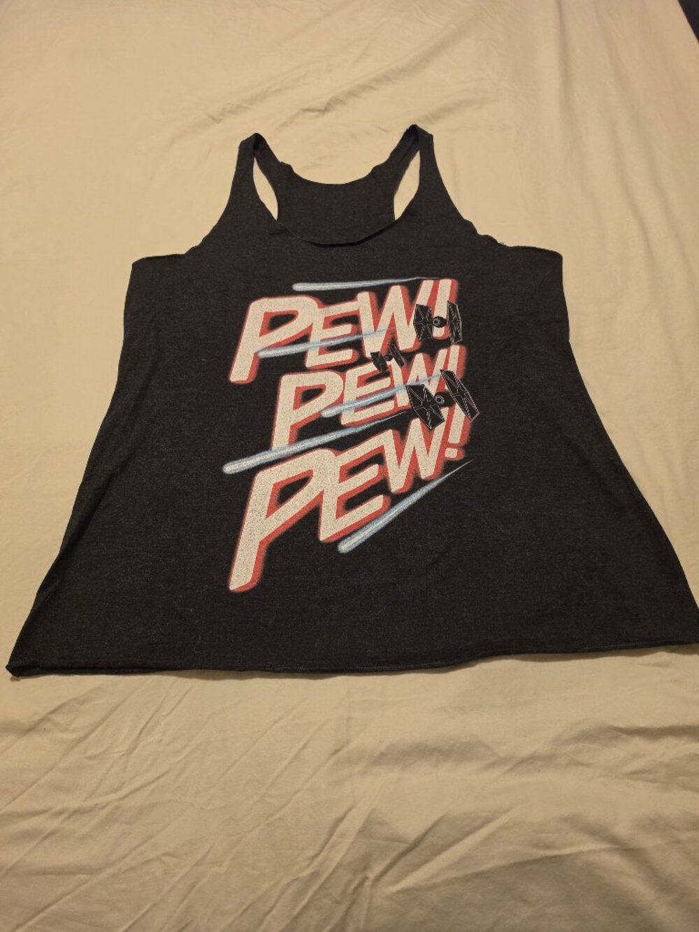 Star Wars “Pew Pew Pew!” Racerback Tank – Women’s
